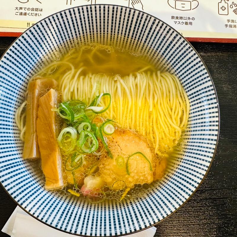 鯛塩らぁ麺　玉子(鯛塩そば　灯花　木更津アウトレット店)