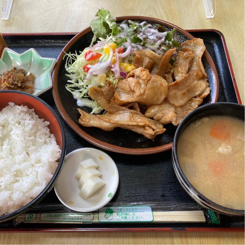 焼肉定食(醤油)(盛月)