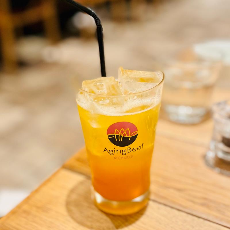 ミツバチみかんソーダ(熟成和牛焼肉エイジング・ビーフ 吉祥寺店)