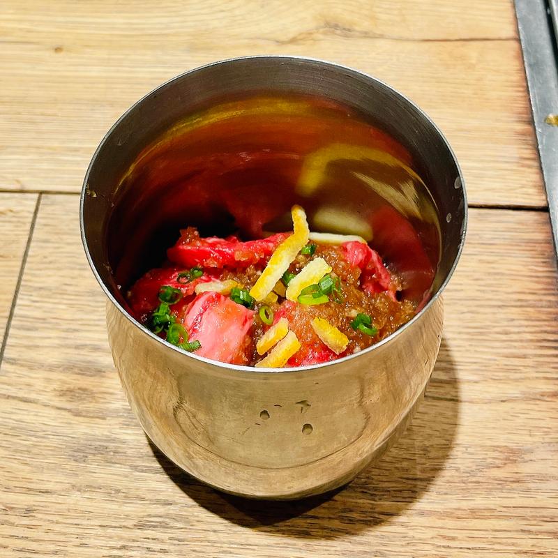 和風壺漬けカルビ(熟成和牛焼肉エイジング・ビーフ 吉祥寺店)