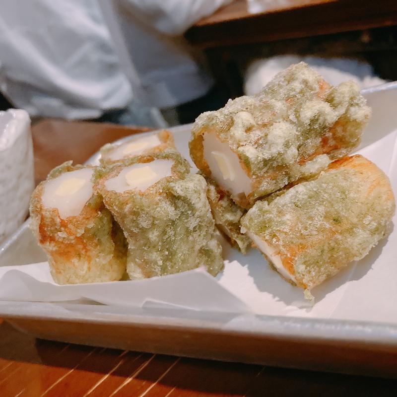 チーズちくわの磯辺揚げ(丸吟)