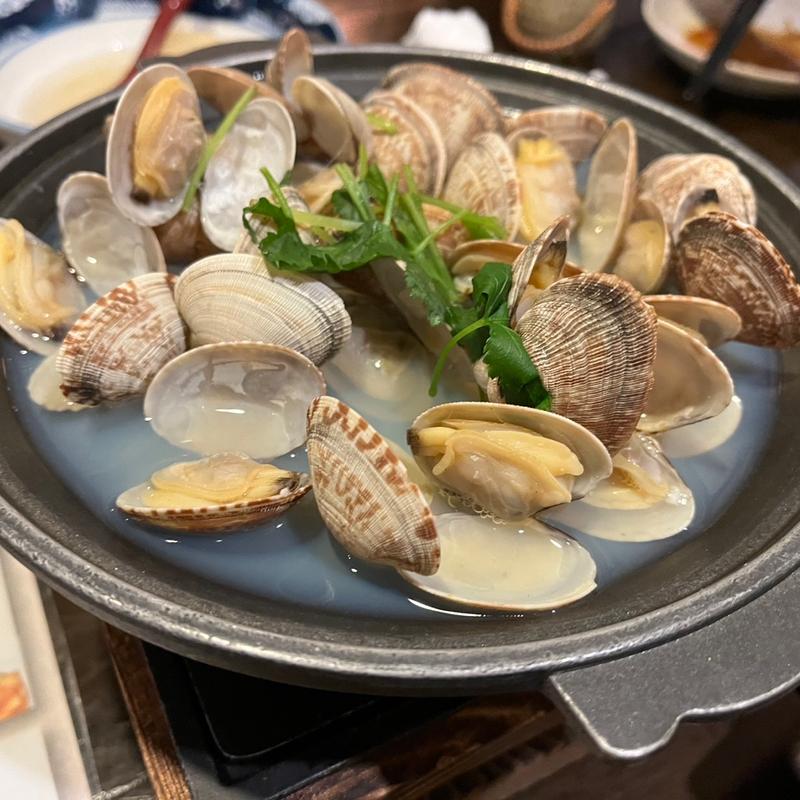 あさりの酒蒸し(魚鮮水産 さかなや道場 巣鴨駅前店)