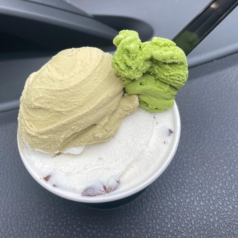 パリパリチョコ、ピスタチオ(RICCO gelato（リッコ ジェラート） 門前仲町店)