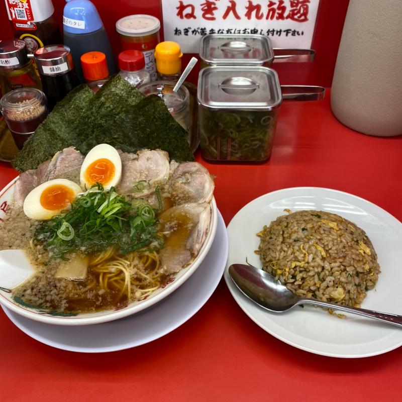 特製醤油ラーメン(京都北白川ラーメン魁力屋 竹ノ塚店)