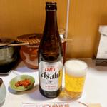 アサヒスーパードライ中瓶(豚珍館 （とんちんかん）)