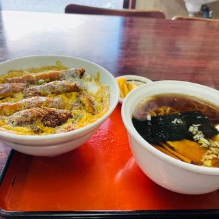 カツ丼＋ラーメンスープ(相生軒 （アイセイケン）)