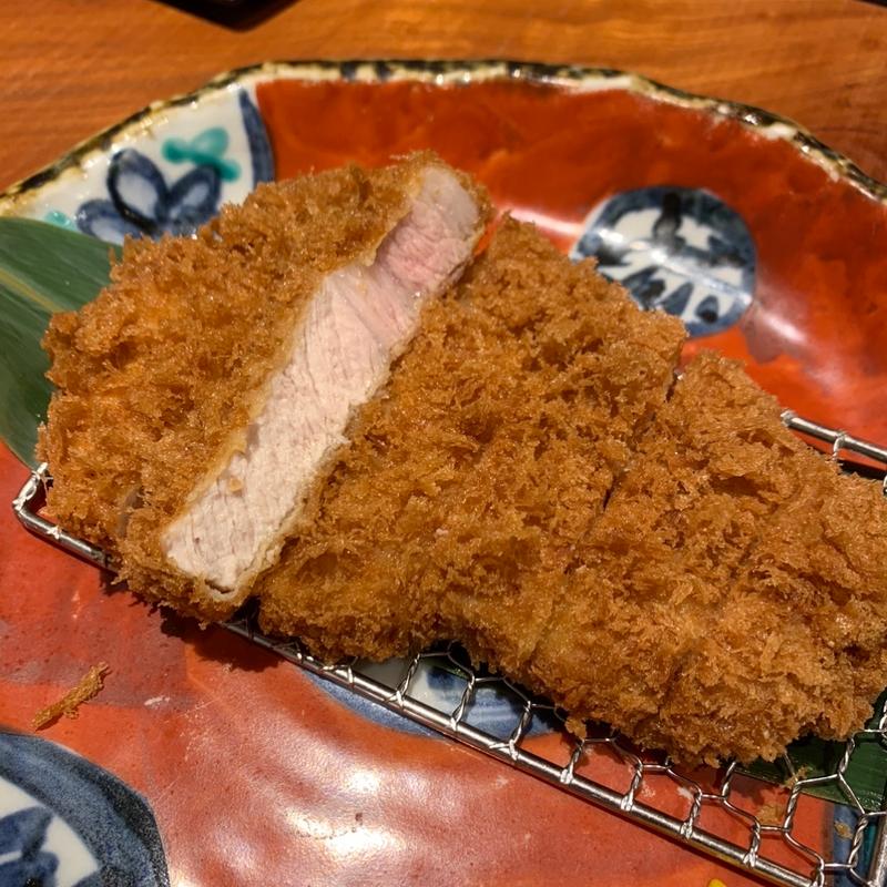 総州三元豚　白王　リブロースかつ定食(鎌倉かつ亭 あら珠 総本店)