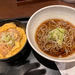 ミニカツ丼セット(つけ蕎麦酒場ぢゅるり 赤坂店)