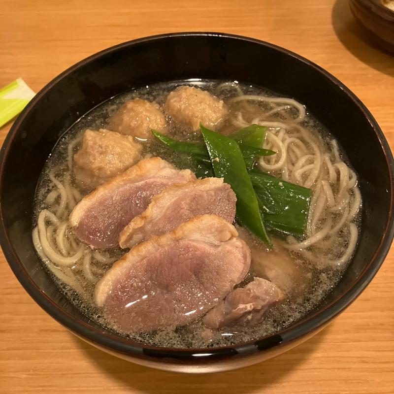 鴨南蛮そば（ハーフ）(まれびと)