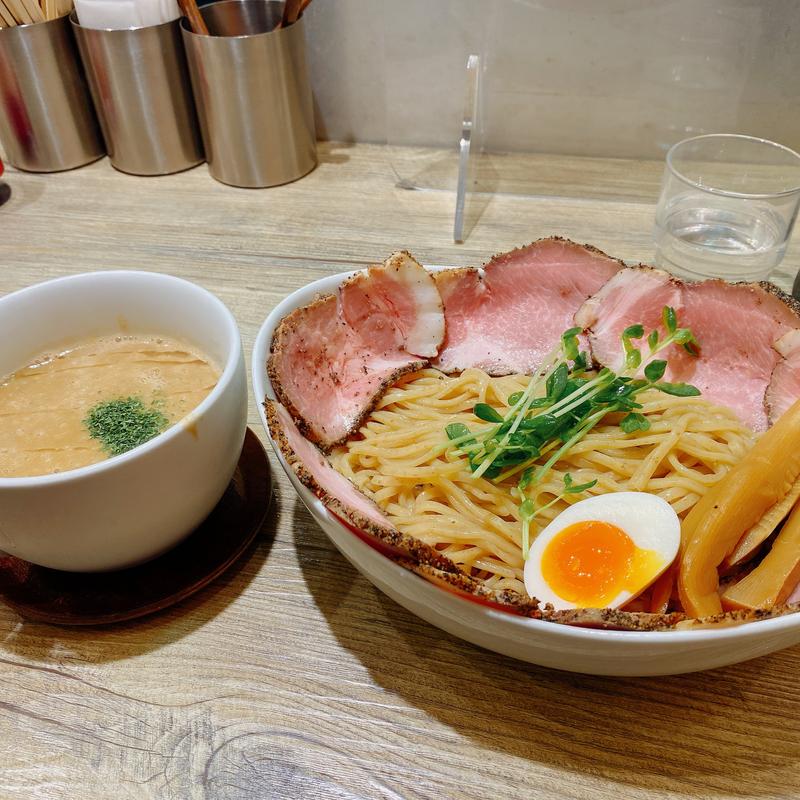 kani soupツケメン(肉増し)(アノラーメン製作所 )