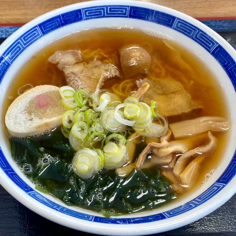 醤油ラーメン(味処さざなみ)