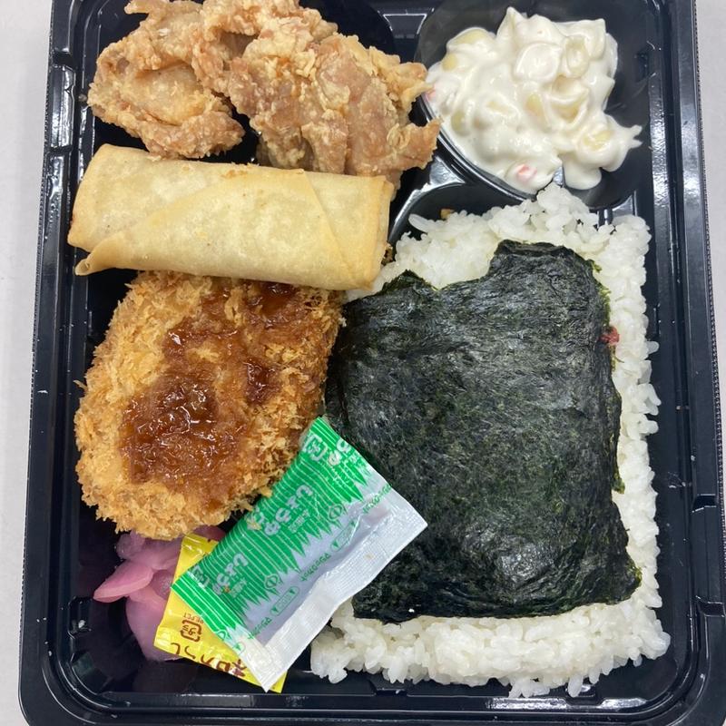 梅のり唐揚げ弁当(お弁当屋さん)