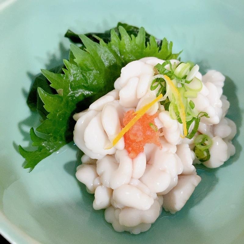 タラの白子ポン酢(魚食堂たわら)