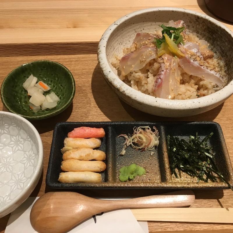 鯛茶漬(ゑびや大食堂)