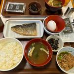 さばデラックス朝食