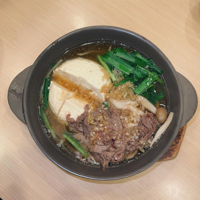 生姜の牛鍋〜豆腐一丁〜(ガスト 下高井戸駅前店)