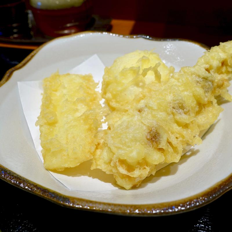 天ぷら三種盛り(手作りうどん讃岐 天粉盛)