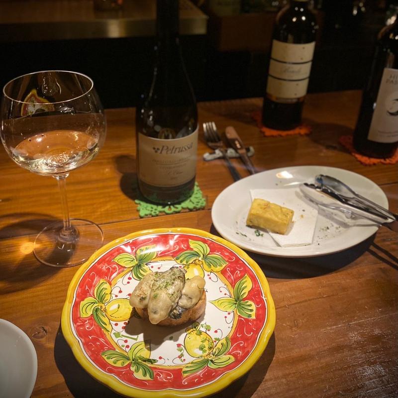 牡蠣のブルスケッタ(杉玉屋 （スギタマヤ）)