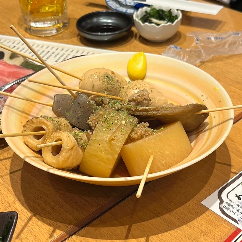 おでん盛り合わせ(ダルマヤ静岡店)