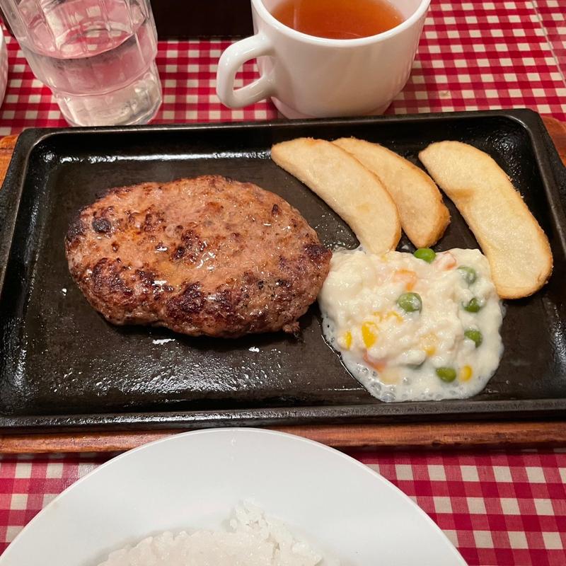 ハンバーグ(レストラン あづま)