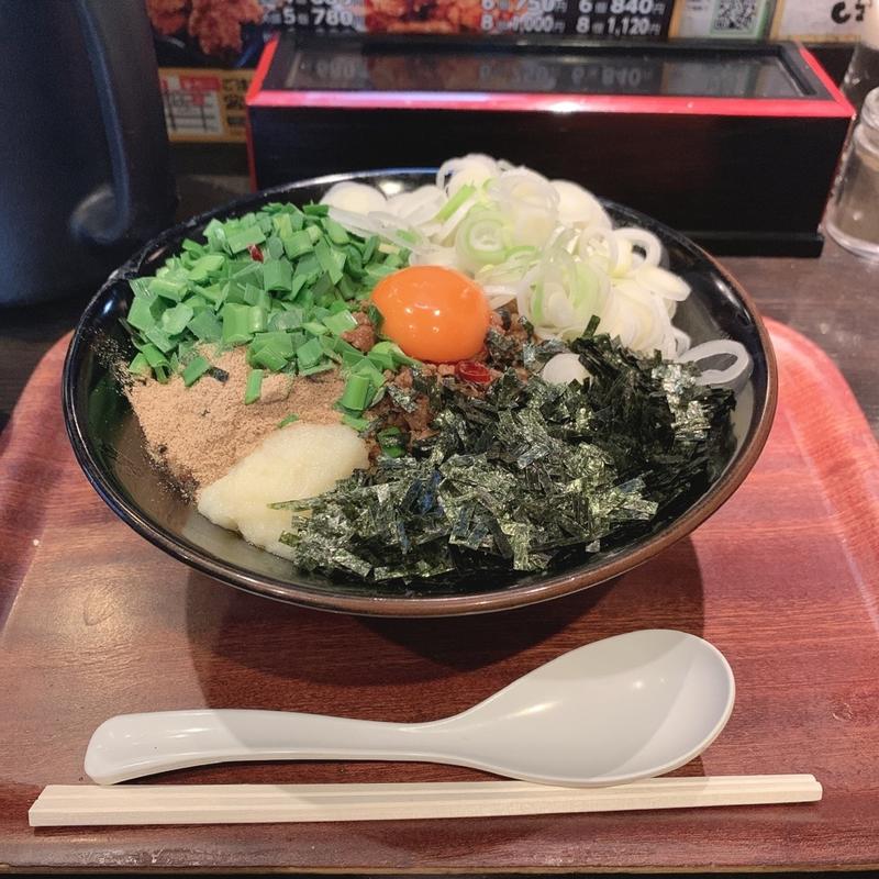 全部入り台湾まぜそば(台湾まぜそば つけ麺専門店 しずく仙台本店)