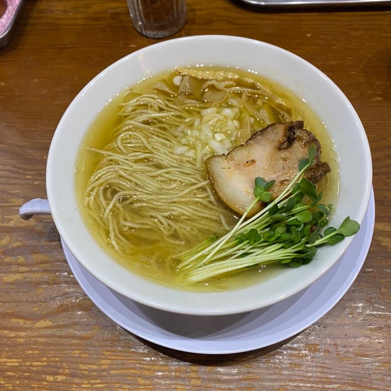 煮干し塩そば(中華そば つけ麺 百日紅 新宿店)
