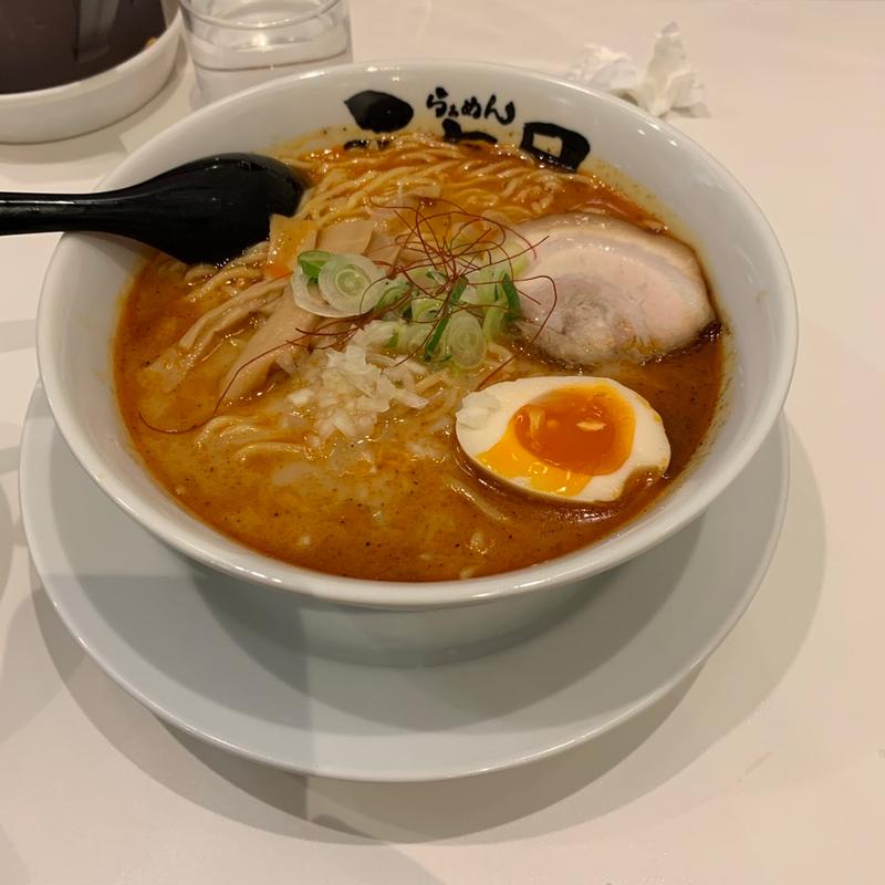 海老味噌らぁめん(らぁめん元氣屋 能代店)