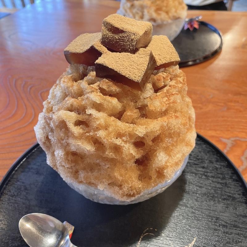 わらび氷(茶房とみや)