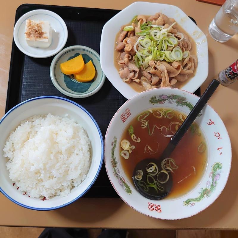 もつ煮込み定食(すがい食堂バイパス店)