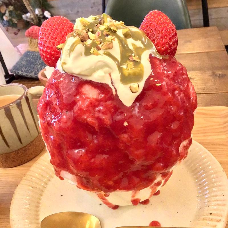 赤鬼氷(節分限定メニュー)(こっそりカレー)