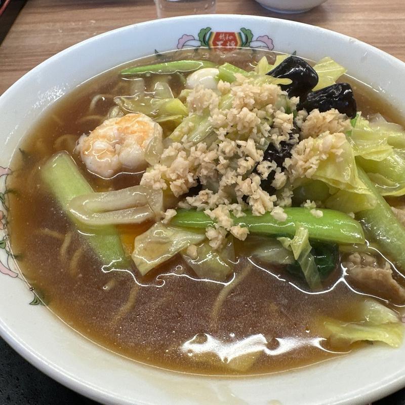 あんかけラーメン(餃子の王将 天六店)