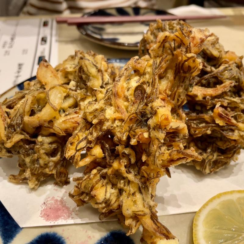 もずくの天ぷら(魚の肴と島料理 あじまー商店)