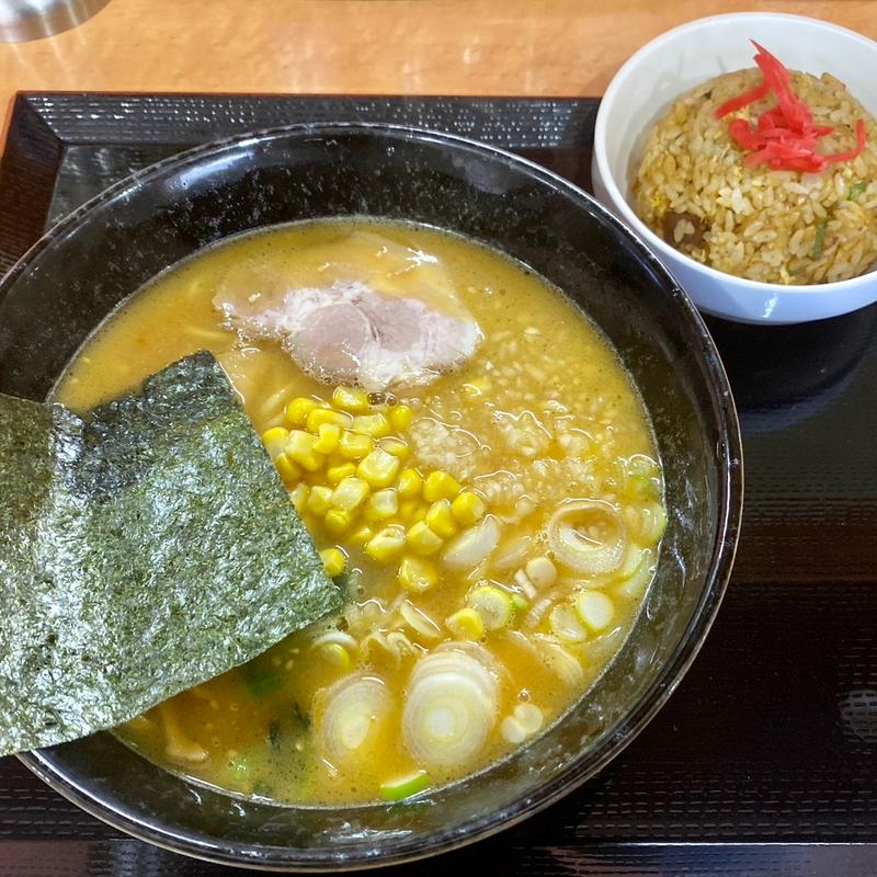 味噌ラーメン＆ミニチャーハン(C'sちゅうぼう)