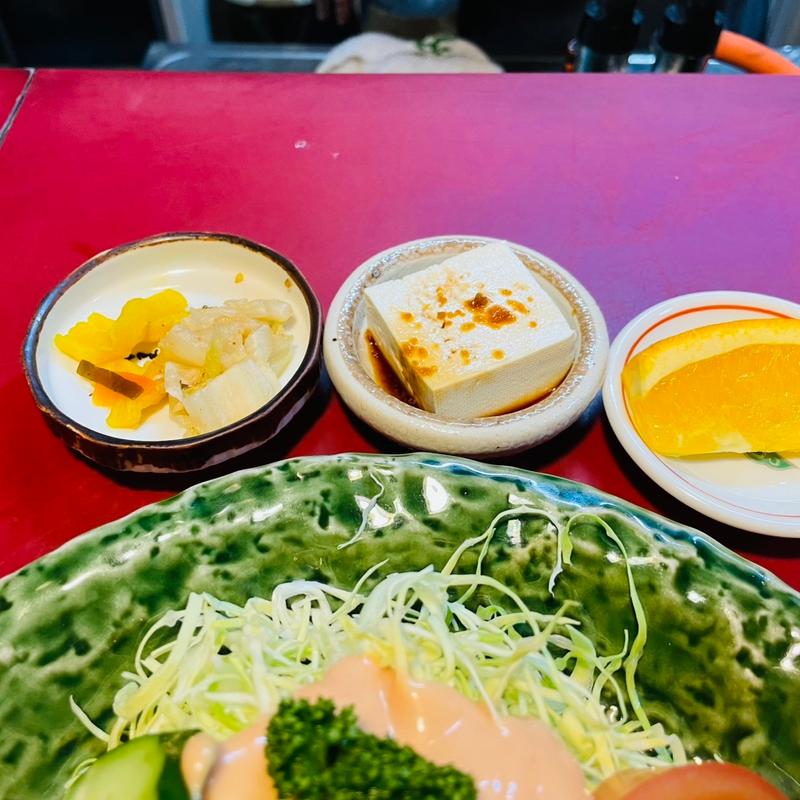 定食の小針3種(万福)