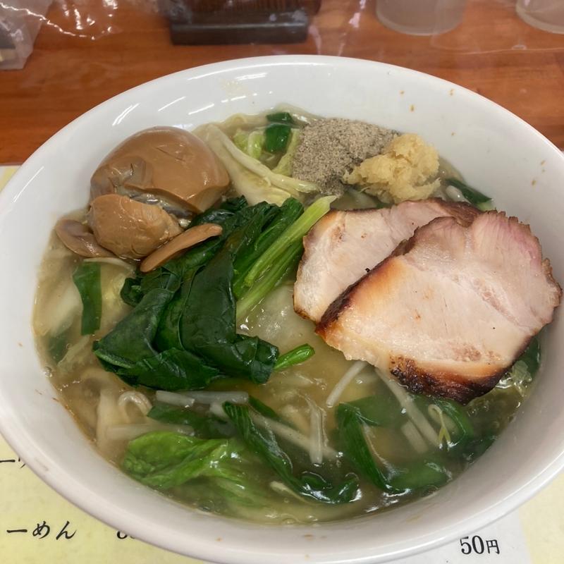 あっさり煮干し出し汁のあんかけタンメン(栃木中華そば 神志)