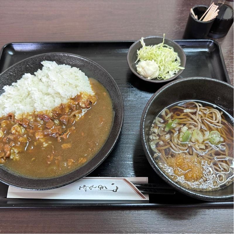 カレーセット(駅そばうどん かい道)