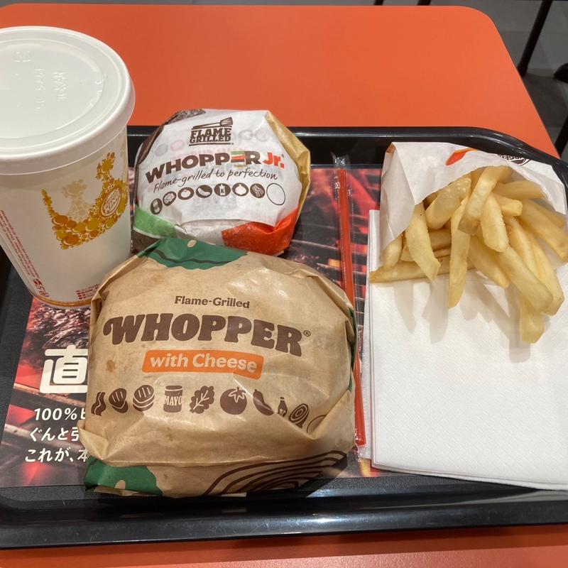 クアトロチーズワッパーセット(バーガーキング アリオ仙台泉店)