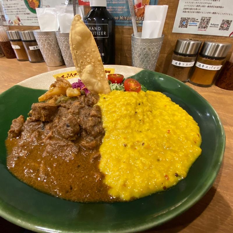 ブラックポークカレー(スパイスカレー食堂　五反田店)