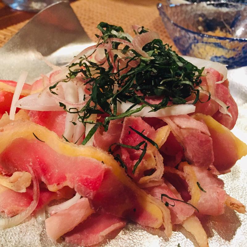 マーちゃん鶏刺し(万世ストア)