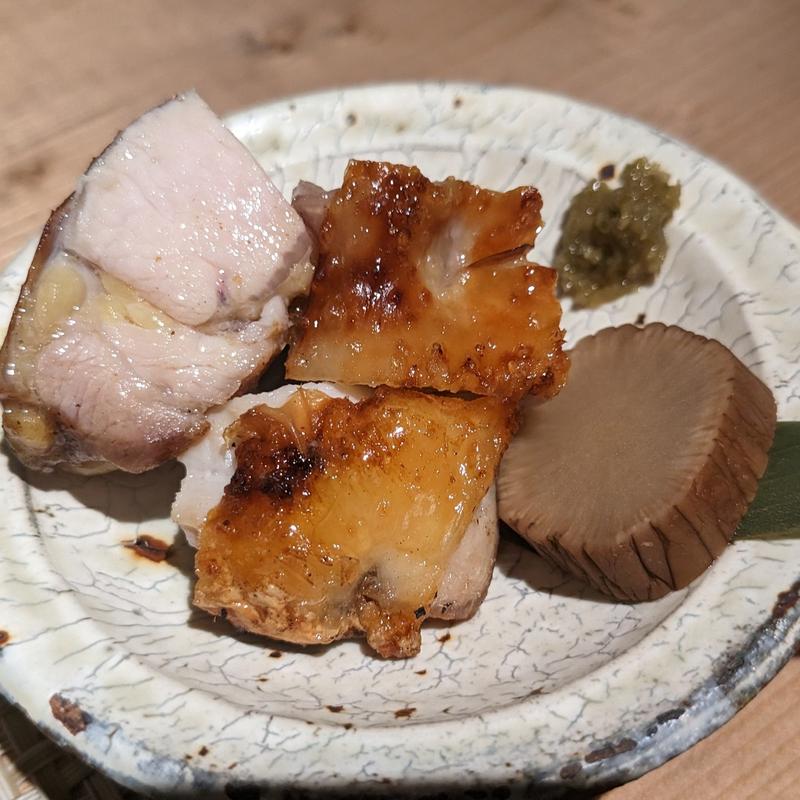 比内地鶏もも付け根(鳥はん 麻布十番店)