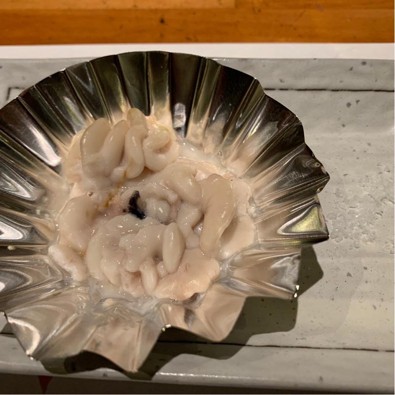 焼き白子(鮨割烹ぎんえん 白山店)