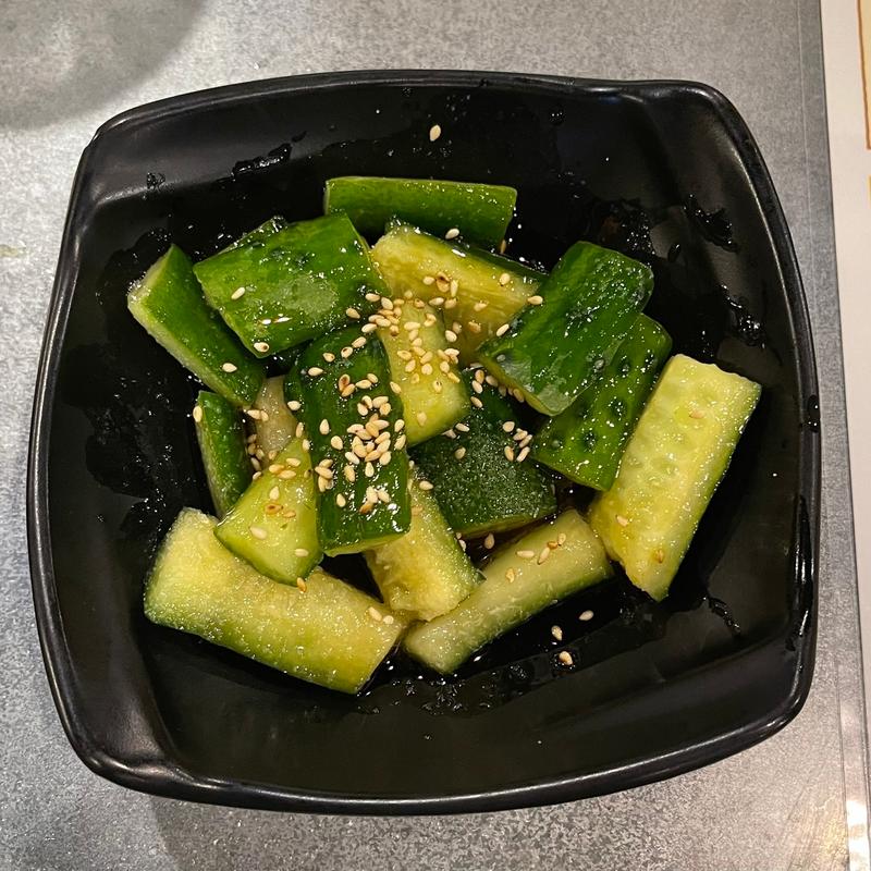 やみつききゅうり(福島応援団 大分からあげと鉄板焼 勝男)