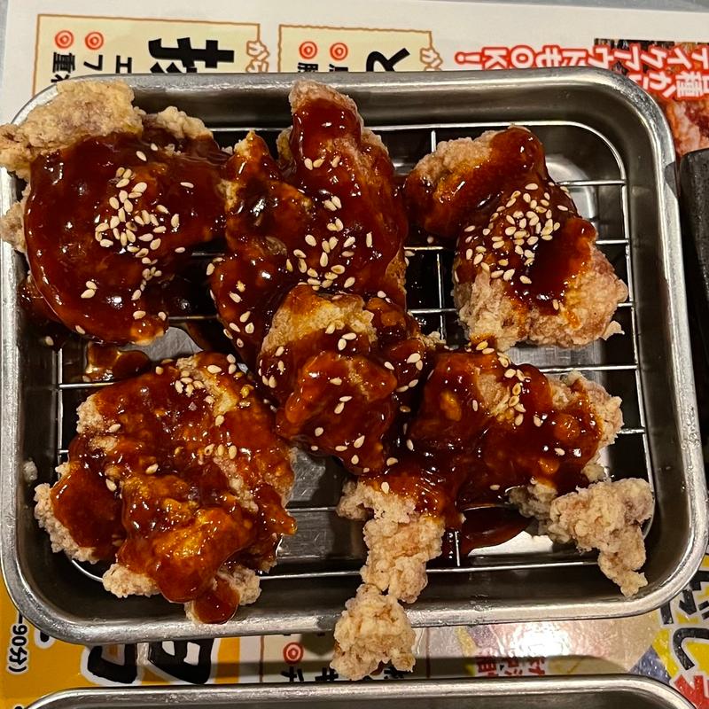 ヤンニョム唐揚げ(福島応援団 大分からあげと鉄板焼 勝男)