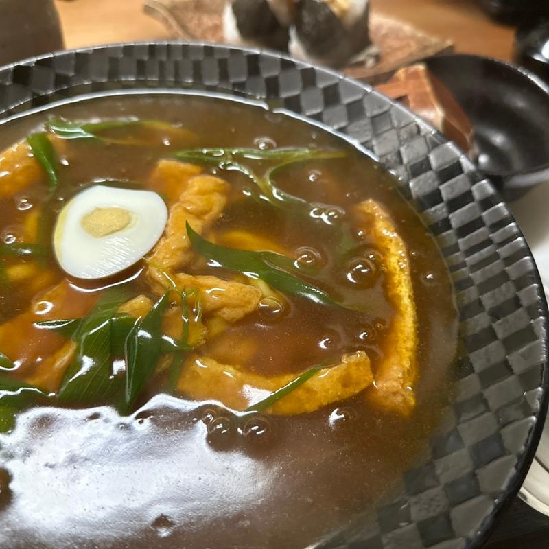 甘揚のカレーうどん(京うどん 三よしや)