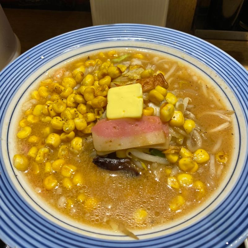 北海道バターコーンみそちゃんぽん(リンガーハット 天神今泉店)