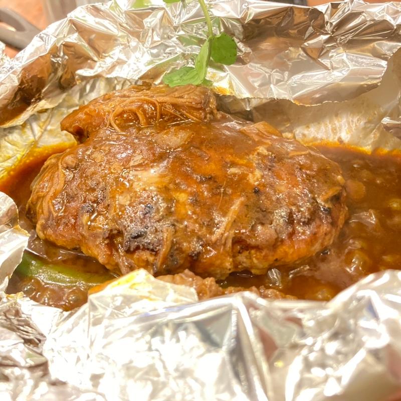 ハンブルグステーキ(つばめグリル ルミネ新宿店)