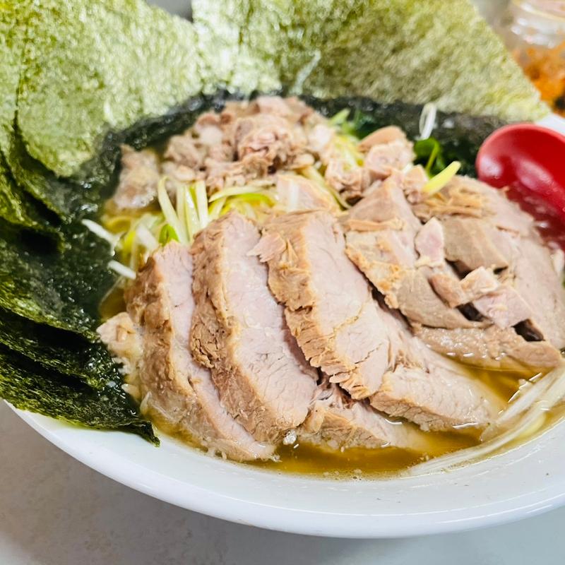 サービス券ラーメン＋チャーシュー＋海苔＋中盛り＋ネギ(ラーメンショップ 122号騎西店)