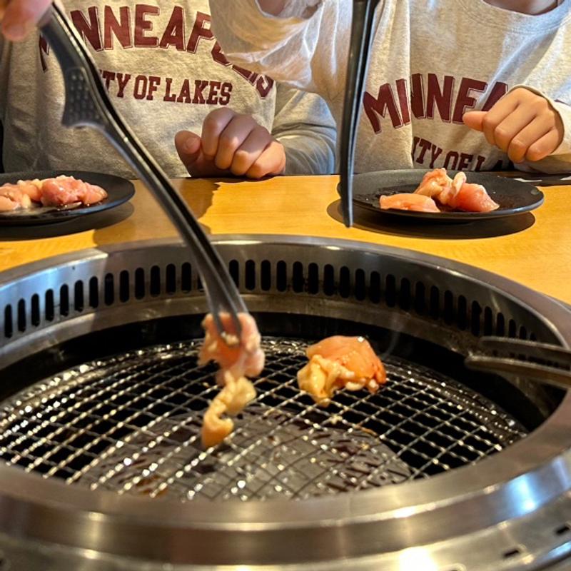 炙りバラカルビ（たれ塩）(焼肉きんぐ 福島泉店 )