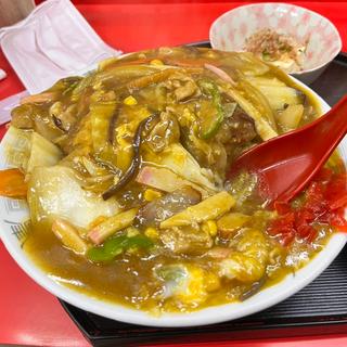 カレー中華カツ丼(光昇園)