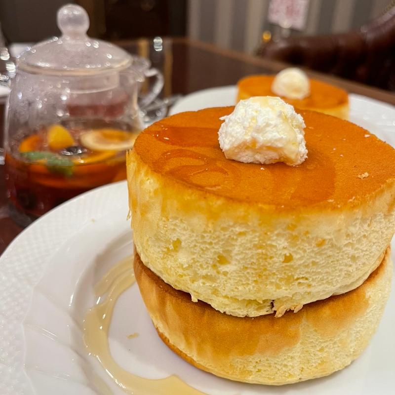 スフレパンケーキ(星乃珈琲店 KITTE博多店)